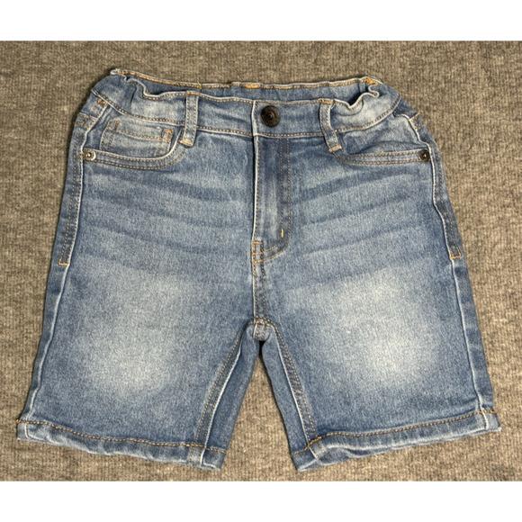 Volcom Denim Bermuda Shorts - Adjustable Waist - Kids Size 5T - Picture 1 of 7